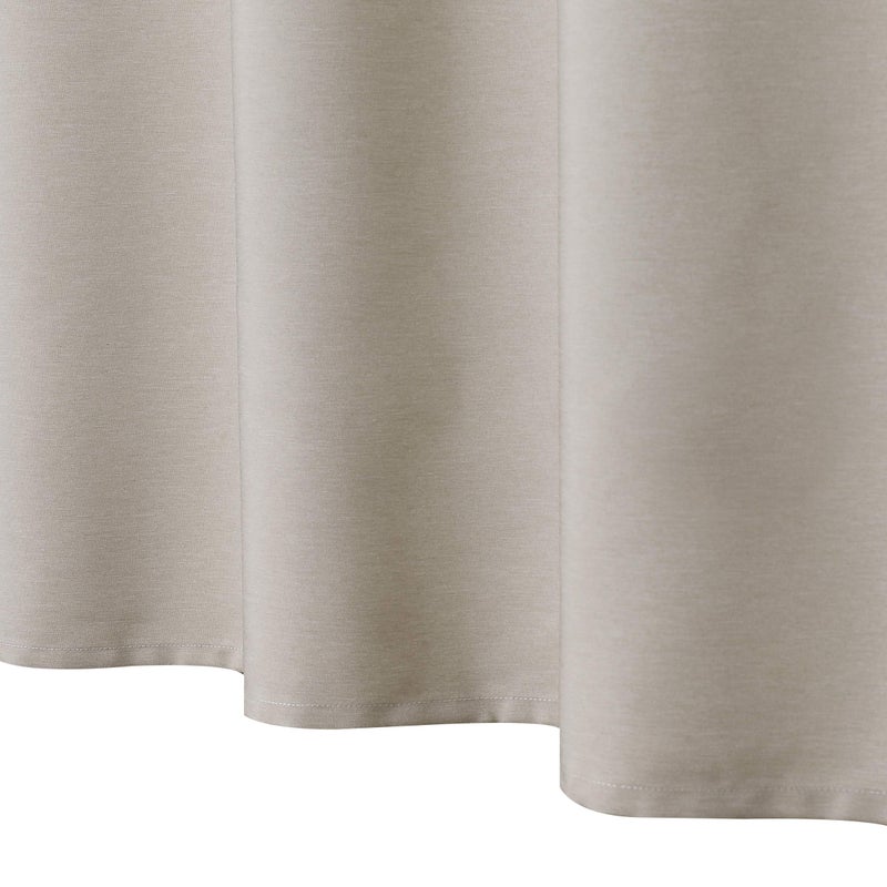 WEST LAKE Tan Off White Fabric Shower Curtain, Color Block Contemporary Bathroom DÃ©cor, Waterproof Bath Room Curtain, 12 Rust Proof Grommets Top for Hotel Spa Home,NO Hook,70''x72'' - Image 3